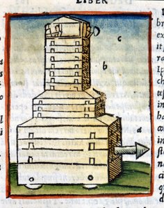 Żółw, czołg - w „De architectura” Vitruvy z 1630 r. autorstwa Unknown artist