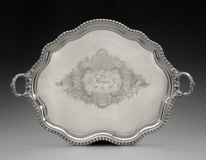 Taca, ok. 1855 (srebrna płyta) autorstwa Unknown artist