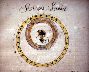 System Tycho Brahe. Rękopis z XVII wieku. autorstwa Unknown artist