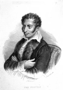 Ugo Foscolo (1778 - 1827), włoski poeta i powieściopisarz autorstwa Unknown artist