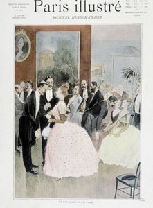 Bal - w „Ilustrowanym Paryżu” autorstwa Unknown artist