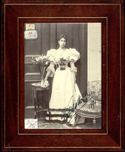 Victoria Melita de Saxe Cobourg-Gotha - Księżniczka Victoria Melita z Saxe-Coburg-Gotha (1876-1936), Anonimowa. Fotografia żelatynowa srebrna autorstwa Unknown artist