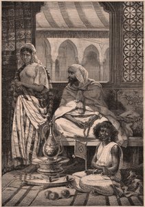 Widok na harem w Tetouan, Maroko autorstwa Unknown