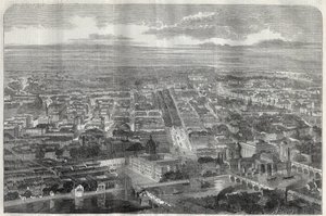 Widok na Berlin (Berlino) w 1858 roku. autorstwa Unknown artist