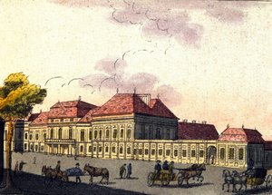 Widok Wiednia w Austrii, rycina z 1820 autorstwa Unknown artist