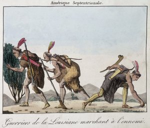 Wojownicy Luizjany śladami wroga - grawer autorstwa Unknown artist