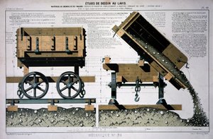 Wagon do robót ziemnych kolei zachodniej autorstwa Unknown artist