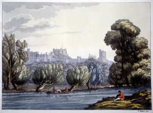 Zamek Windsor nad Tamizą. autorstwa Unknown artist