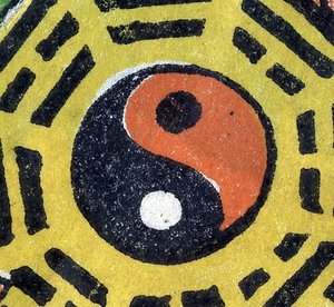 Yin i Yang. Chiński obiekt dekoracyjny. sd. 19 wiek. autorstwa Unknown artist