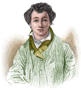 portret Christiana Johanna Heinricha Heinego (1797-1856), niemieckiego poety i dziennikarza. autorstwa Unknown artist