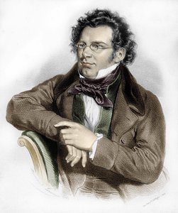 portret Franza Schuberta (1797-1828), austriackiego kompozytora. autorstwa Unknown artist