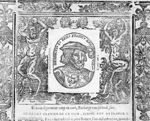 portret Henryka I, króla Francji od 1031 do 1060. autorstwa Unknown artist