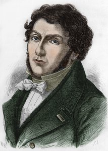 portret Jeana François (Jean-Francois) Champolliona zwanego Champollionem Młodym francuskim egiptologiem (1790-1832). autorstwa Unknown artist