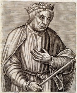 portret króla Polski Kazimierza III Wielkiego. 1310-1370. grawerunek z XVII wieku. autorstwa Unknown artist