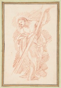 Rysunek przedstawiający stojącego Chrystusa, ok. 1759-70 autorstwa Unknown artistUnknown artist