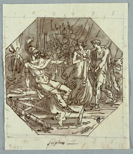 Rysunek, Kontynencja Scypiona, 1811 r. autorstwa Unknown artistUnknown artist