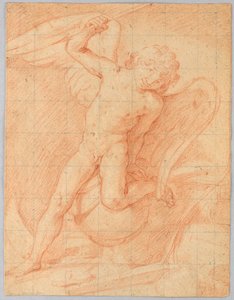 Rysunek, Kupidyn, 1650-1700 autorstwa Unknown artistUnknown artist