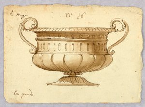 Rysunek, projekt misy, 1780-1820 autorstwa Unknown artistUnknown artist