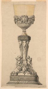 Rysunek, projekt kielicha, 1800-1830 autorstwa Unknown artistUnknown artist