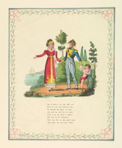 Kartka okolicznościowa, "Zostań na brzegu, - och, zostań ze mną...", ok. 1821 r. autorstwa Unknown artistUnknown artist