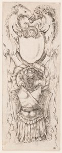 Druk, Ornamenty lub Groteski (Groteskowy ornament), ok. 1653 r. autorstwa Unknown artistUnknown artist