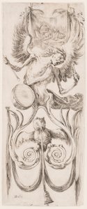 Druk, Ornamenty lub Groteski (Groteskowy ornament), ok. 1653 r. autorstwa Unknown artistUnknown artist