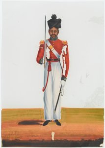 Subadar 2. batalionu Martina, Armia Madrasu autorstwa Unknown artist