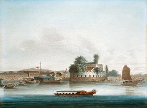 Fort nad rzeką Kanton autorstwa Unknown artist