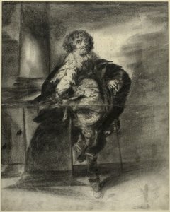 Mężczyzna w kostiumie z XVII wieku autorstwa Unknown artist