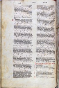 Strona z Biblii z XI wieku autorstwa Unknown artist