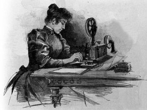 Operator telegraficzny wymyślony przez amerykańskiego wynalazcę Samuela Finleya Breese Morse