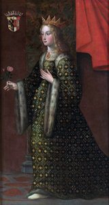Adelaide de Suse - Adelais - Adaline de Suza ou encore Adelaide de Turin (1020 1091) - Adelaide of Susa, żona Otto of Savoy (Othon Ier de Savoie) - Anonimowy - XVIII wiek - Olej na płótnie autorstwa Unknown artist