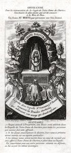 Adoracja Matki Boskiej. (grafika, ok. 1850) autorstwa Unknown artist