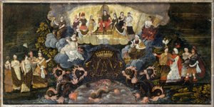 Alegoria na ślubie Delfina z Marią-Anną Bawarską, 7 marca autorstwa Unknown artist