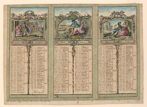 Almanach na rok 1789 autorstwa Unknown artist