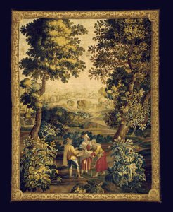 Gobelin Audenarde Teniers (tekstylny) autorstwa Unknown artist