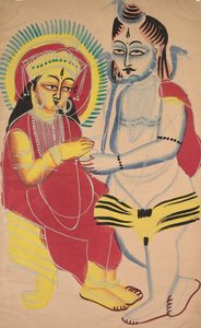 Annapurna i Śiwa autorstwa Unknown artist