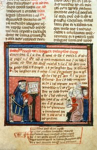 Arystoteles Nauczyciel - Illuminure średniowiecza (ref. 418 autorstwa Unknown artist