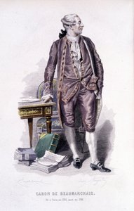 Baron Beaumarchais (1732/1799) autorstwa Unknown artist