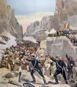 Bitwa pod Abba Karimą (Adoua, Etiopia) między Etiopią a Włochami autorstwa Unknown artist