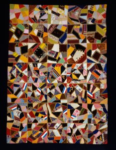 Narzuta na łóżko (Crazy Quilt) autorstwa Unknown artist