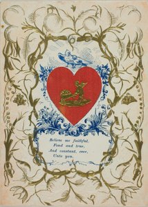 Believe Me Faithful (walentynka) autorstwa Unknown artist