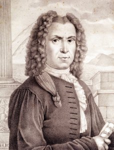 Benedetto Marcello (1686-1739) Włoski kompozytor. autorstwa Unknown artist