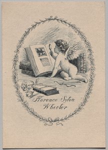 Ekslibris: Florencja Sylva Wheeler autorstwa Unknown artist