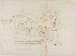 Bradamante Czary i Łańcuchy Atlanta w pobliżu twierdzy autorstwa Unknown artist