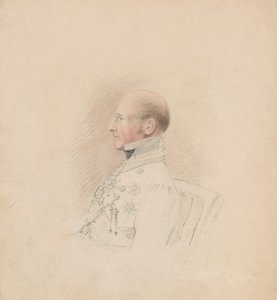 Generał brygady Sir Galbraith Lowry Cole (1772-1842), ok. 1835 (ołówek i akwarela) autorstwa Unknown artist
