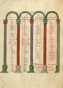 Strona tabeli Canon autorstwa Unknown artist