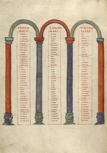 Strona tabeli Canon autorstwa Unknown artist