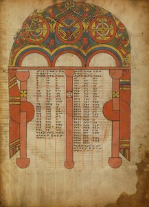 Strona tabeli Canon autorstwa Unknown artist
