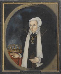 Katarzyna Stenbock, Reine de Suede - Portret Katarzyny Stenbock (1535-1621), Królowej Szwecji, Anonimowej. Olej na płótnie. Wymiar: 100x80 cm. Muzeum Narodowe w Sztokholmie autorstwa Unknown artist